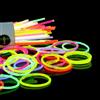 Generico- Braccialetti Luminosi 100 Pz-Multicolor, Colore Assortiti, Starlight_05