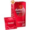 Durex Preservativi Settebello Super Sottili Profilattici Regular - Confezione Da 10 Pezzi
