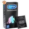 Durex Preservativi Settebello Lunga Durata Profilattici Ritardanti - Confezione Da 10 Pezzi