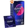 Durex Preservativi Sync Regular Profilattici Stimolanti - Confezione Da 10 Pezzi