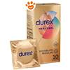Durex Preservativi Real Feel Profilattici Senza Lattice - Confezione Da 10 Pezzi