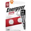 Energizer Batterie a Bottone CR2016 3 V Pile al Litio - Confezione Da 2 Pezzi