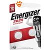 Energizer Batterie a Bottone CR2025 3 V Pile al Litio - Confezione Da 2 Pezzi