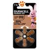 Duracell Batterie per Apparecchi Acustici TAB 312 - Confezione Da 6 Pezzi