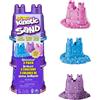 Kinetic Sand, Sabbia Cinetica, Confezione 3 Mini Castelli, 340 G, 3+ Anni