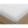 Degrees Home 2Basic - Coprimaterasso Matrimoniale 160x190/200 cm - Proteggi Materasso Imbottito, Traspirante, Fino a 32 cm - Bianco