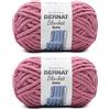 Bernat Blanket Extra Burnt Rose Yarn - 2 confezioni da 300 g/10,5 oz - poliestere - 7 Jumbo - 90 metri - per maglia/uncinetto