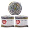 Red Heart Roll with It - Filato melange, confezione da 3, colore: verde camera, 3 pezzi