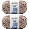 Bernat Blanket Extra Chunky - Filato acrilico ciniglia, 2 confezioni da 300 g, #7, filato pesante jumbo, per lavorare a maglia e uncinetto, amigurumi, coperte spesse (fungo, 2 confezioni),