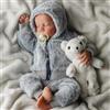 JIZHI Reborn Bambola Ragazzo - 17 Pollici Realistica Neonato Bambole Fatto a mano Lavabile Morbido Corpo Vin-yl - Reborn Baby Doll Sembra Un Vero Bambino
