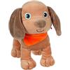 GIPSY Toys Cuccioli sonori Divertenti Peluche per bambini-071624, Colore Sciarpa Marrone Chiaro Arancione, 71624