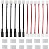 RUNCCI-YUN 8m illimetri 2Pin LED striscia Connettori,DC connettore striscia led, 2 poli rapido connettore, Per 3528 singolo colore LED striscia [Classe di efficienza energetica A]