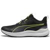 Puma Unisex Adults Reflect Lite Trail Road Running Shoes, Puma Black-Cool Dark Gray-Lime Pow, 39 EU