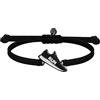 SAILBRACE Bracciale Urban Runner Nero e Bianco.