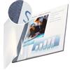 LEITZ SCATOLA 10 COPERTINE IMPRESSBIND 14MM BLU FLESSIBILE