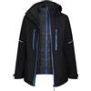 Regatta Professional Men's X-PRO Evader III 3 in 1 Waterproof Insulated Jacket Giacca, Nero, XL Uomo