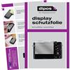 dipos I Pellicola Protettiva compatibile con Sony Cyber-Shot DSC-RX1 Pellicola di Protezione cristallo
