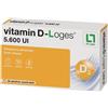 BIOFARMEX Srl Vitamin D-Loges 5.600 UI Integratore Vitamina D 30 Gelatine Masticabili