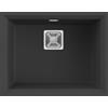 Elleci LGK10540BSO Lavello da Incasso 1 vasca Monovasca Sottotop 560 x 438 mm finitura Granitek Matt Nero 40 KARISMA 105 SOTTOTOP