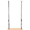 small foot Altalena XL Black Line, altalena particolarmente larga per bambini e adulti, dai 3 anni, 12407