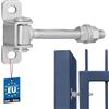 KOTARBAU® Cardini Per Cancello - Acciaio - 115 mm M12 - Argento - Cardine Regolabile per Cancello - Cerniera Zincata - Per Cancelli Da Giardino E Legno - Cerniere Portone Ferro