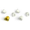 KIKKERLAND Erba, Bianco/Oro, Large, 6 unità