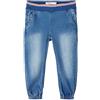 NAME IT NMFBELLA Shaped Round Jeans 1510-TO Noos, Medium Blue Denim, 92 Ragazze