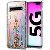 ZhuoFan Custodia per Samsung Galaxy S10 5G (2019) 6.7, Anti-Graffio & Anti-Scivolo & Caduta Protezione Cover Case Trasparente in Silicone TPU Morbido, High Impact Full Body Protezione Bumper Case
