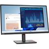 Lenovo Lenovo ThinkVision T27p-30 - Monitor a LED - 27 - 3840 x 2160 4K @ 60 Hz - IPS - 350 cd/m² - 1300:1 - 4 ms - HDMI, DisplayPort, USB-C - nero 63A9GAT1EU