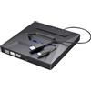 RRXIMHTT Lettore e masterizzatore DVD esterno portatile portatile ad alta velocità USB 3.0 DVD RW VCD masterizzatore di dischi registratore nero