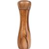 DeroTeno Macinapepe, Macinino per il pepe, Macinapepe in Ceramica Regolabile sia per Pepe che per Sale, Legno di Acacia, Altezza 20,5 cm, Diametro 6 cm (Vassoio NON Incluso)