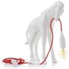 Evviva lampada giraffa bianco poliresina h.29,5 cm cod. 5657