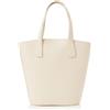 FELIPA Borsa a Secchiello Quadrato da Donna, Pochette, Bianco, Einheitsgröße