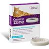 Comfort Zone Collare calmante al feromone per gatti, aiuta i gatti a sentirsi sicuri, felici, calmi, riducendo lo stress, l'ansia e i comportamenti indesiderati, confezione da 1, bianco