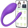Generico Vîbrḁtórḙṗḙr Dónṅa Telecomando 10 Modalità Ovettó Vībràntè Con App Telefono Bluetooth Coppia,Ｖîbratóri Clidóride Dònná a Distanza Sěsśuáli Per Donna Puntó Ġ Sḙx tṓys BYF1006