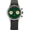 Sugess Seagull ST1901 Panda Green Chronograph Sapphire, Display Back,2 Cinturini 1963 BNIB, Cinturino