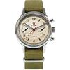 Sugess 1963 ST1901 Venus 38 mm cronografo zaffiro lume display, 2 cinghie BNIB, Beige, Cinturino