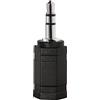 LogiLink CA1102 cuffie Stereo adattatore (3,5 mm jack da 2,5 mm a presa) Nero
