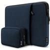 ZYB Custodia PC 16 Pollici Portatil,Custodia Notebook 16 Pollici,Custodia Laptop 16 per MacBook Pro 16 M5 M4 M3 M2 M1 2026-2021,16 Lenovo ThinkBook/IdeaPad VivoBook 16 HP Asus Dell Borsa-Blu Scuro