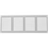 Repa Market Griglia d'aria in acciaio per il ritorno dell'aria, ideale per soffitto e parete laterale, HVAC, con schermo anti-insetti (400 x 200 mm, bianco)