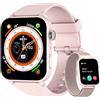 Blackview Smartwatch Donna,Orologio con Effettua e Risposta Chiamate,1,85'' Orologio Intelligente Fitness con Monitoraggio del Sonno/SpO2/ Frequenza Cardiaca,Smart Watch Contapassi per Android iOS