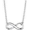 Elli Collana da Donna Ciondolo Infinity Tendenza in Argento Sterling 925