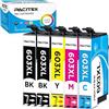 PACITEK 603 XL Cartucce d'inchiostro Confezione multipla da 5 pezzi BK/C/Y/M compatibili con Expression Home XP-2100 XP-2105 XP-3100 XP-3105 XP-4100 XP-4105 con Epson 603 603XL