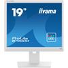 IIYAMA B1980D-W5 19inch WHITE TN-panel 1280x1024 13cm Height Adj. Stand Pivot VGA DVI 250cd/m 5ms