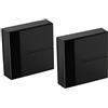 Meliconi Ghost Cubes Cover Sistema Copricavi Componibile, Nero