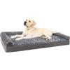 KSIIA Cuccia per Cane Interno Taglia Grande, Divano Sfoderabile e Lavabile (111x81x18cm), XL-Plus Grigio