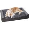 KSIIA Cuccia per Cane Interno Taglia Grande, Divano Sfoderabile e Lavabile (90x57x16cm), L Grigio