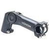 Voxom VB3 25,4 mm, 120 mm Regolabile in Altezza, -10/+ 65 ° Attacco Manubrio, Nero, 25.4