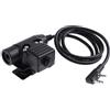RANRAO Adattatore PTT per cuffie radio U94 Push To Talk PTT per BaoFeng UV-5R per Kenwood Walkie Talkie per Z - Tattico (per Kenwood)