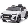 Mondial Toys Auto Elettrica Macchina per Bambini 12V Audi RS 6 con Sedile Pelle e Telecomando